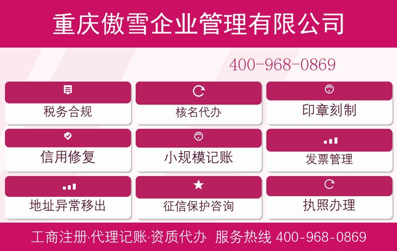 江津区傲雪企业管理咨询代理记账账本与票据